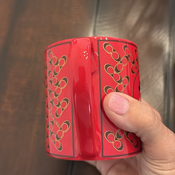 New Coach Disney Parks Mickey Mouse Red Limited Edition Coffee Mug Cup - Picture 5 of 6